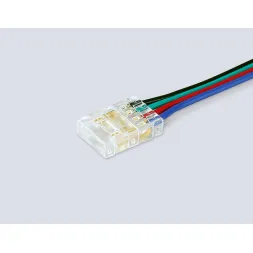 Соединитель гибкий двухсторонний Ambrella Light COB RGB 12/24V для лент 10mm (4 конт.) (5шт.) GS7921
