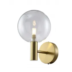 Бра Crystal Lux ANDRES AP1 BRONZE/TRANSPARENTE