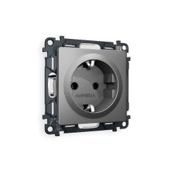 Комплект механизма розетки с/з на винтовых зажимах Ambrella Volt Alfa MA656010