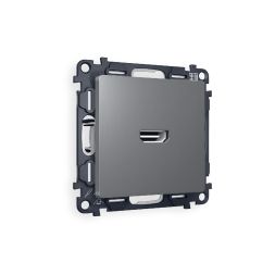 Комплект механизма розетки HDMI 2.0 40V/500mA 2.0GHz 5-18Gbit/s Ambrella Volt Alfa MA664010