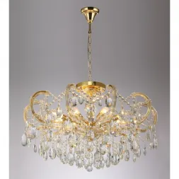 Подвесная люстра Crystal Lux HOLLYWOOD SP-PL8 GOLD D800
