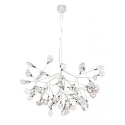 Подвесная светодиодная люстра Crystal Lux Evita SP63 White/Transparent