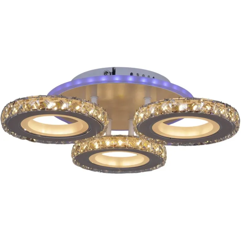 Потолочная светодиодная люстра Reluce 03900-0.3-03A WH+CR (RGB)