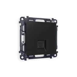 Комплект механизма компьютерной розетки RJ-45(8P8C) CAT6 со шторкой Ambrella Volt Alfa MA812010