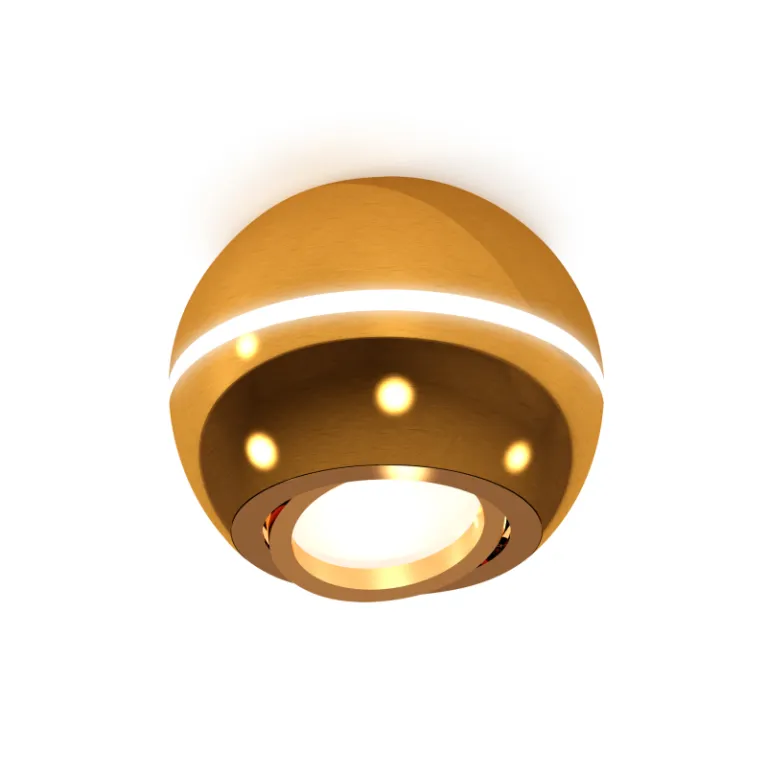 Накладной поворотный светильник с дополнительной подсветкой Ambrella Light Techno XS1105011 (C1105, 