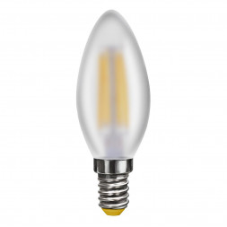 Лампа светодиодная филаментная Voltega E14 6W 2800K матовая VG10-C2E14warm6W-F 7044