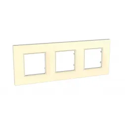 Рамка 3-постовая Schneider Electric Unica Quadro MGU2.706.25