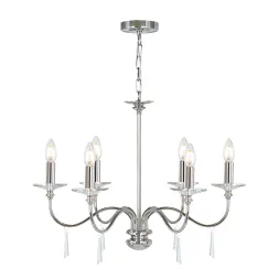Подвесная люстра Elstead Lighting Finsbury park FP6-POL-NICKEL