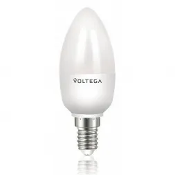 Лампа светодиодная Voltega E14 6W 4000К матовая VG3-C2E14cold6W 4713