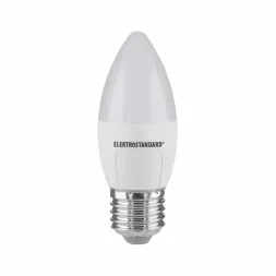 Лампа светодиодная Elektrostandard E27 6W 6500K матовая 4690389056413