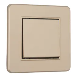 Выключатель одноклавишный Arte Milano SET16-1-30-1 shampan
