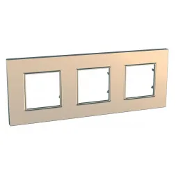 Рамка 3-постовая Schneider Electric Unica Quadro MGU6.706.56