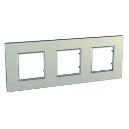 Рамка 3-постовая Schneider Electric Unica Quadro MGU6.706.57