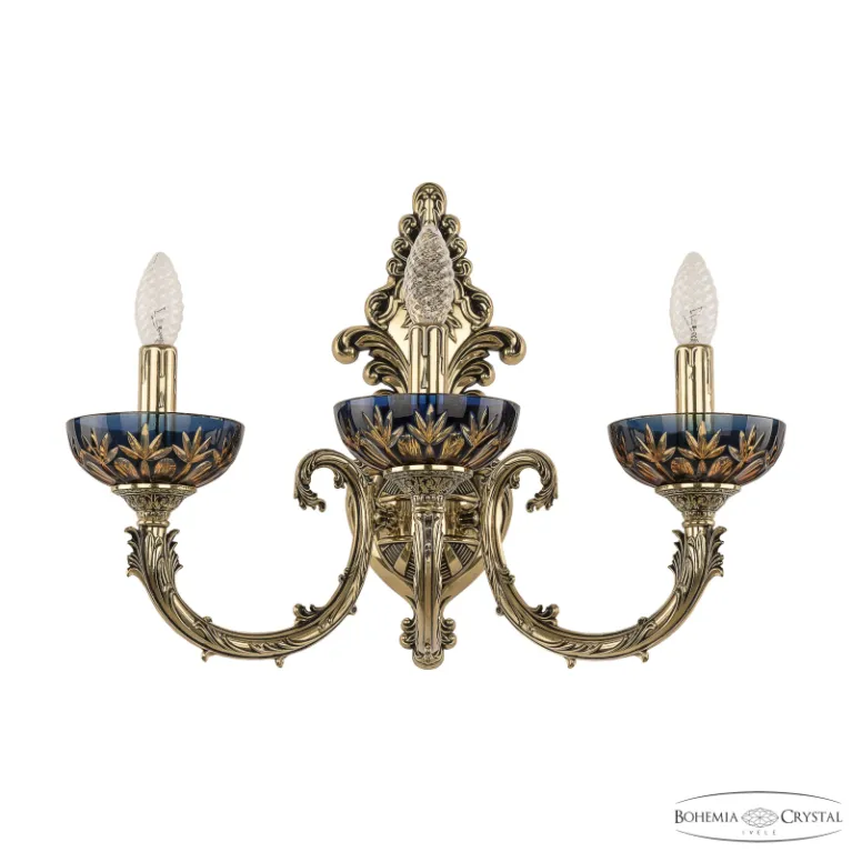 Бра Bohemia Ivele Florence 7109B15/3/210 GB P Amber-Blue/H-1I