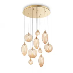 Подвесная люстра Ideal Lux Baco SP10 Ottone