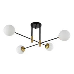 Люстра на штанге Crystal Lux FIDEL PL4 BLACK