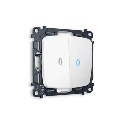 Комплект механизма 2-кл выключателя с подсветкой Ambrella Volt Omega MO124020