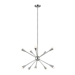 Люстра на штанге Feiss Jax FE-JAX10-PN