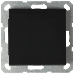 Звонковый механизм Jasmart в комплекте с накладкой 10A 250V черный матовый (soft touch) G3010PB