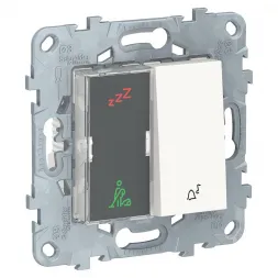 Дисплей гостиничного номера и кнопочный звонок Schneider Electric Unica New NU577718