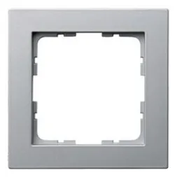 Рамка Jasmart G-Classic 1-постовая цвет алюминий поликарбонат G1001S