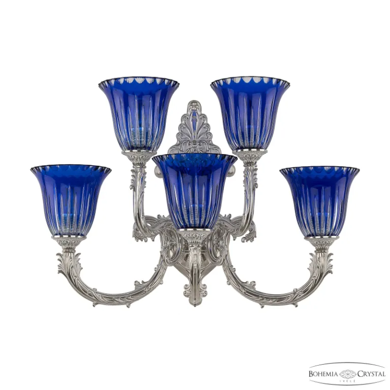 Бра Bohemia Ivele Florence 7109B15/3+2/210 NW P2 U Clear-Blue/H-1K