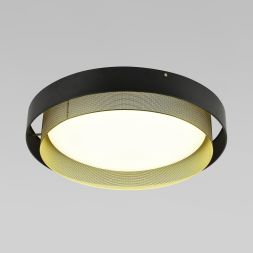 Потолочный светодиодный светильник Eurosvet Imperio 90287/1 черный/золото Smart