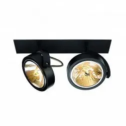Встраиваемый спот SLV KALU RECESSED 2 QRB111 2х50Вт матовый черный 113410