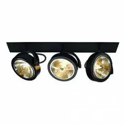 Встраиваемый спот SLV KALU RECESSED 3 QRB111 3х50Вт матовый черный 113420
