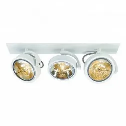 Встраиваемый спот SLV KALU RECESSED 3 QRB111 3х50Вт текстурный белый 113421