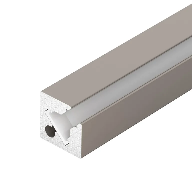 Профиль c экраном Arlight SL-KANT-H10-SQUARE-2000 CHAMPAGNE GOLD (Алюминий+пластик) 055320