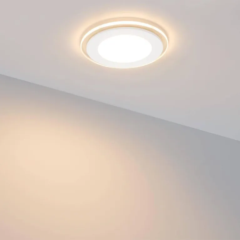 Встраиваемый светодиодный светильник Arlight LT-R200WH 16W Warm White 120deg 016574