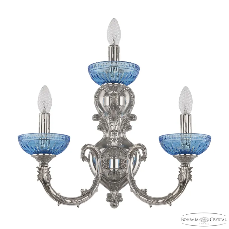 Бра Bohemia Ivele Florence 7109B16/2+1/210 Ni P Aquamarine/M-1G