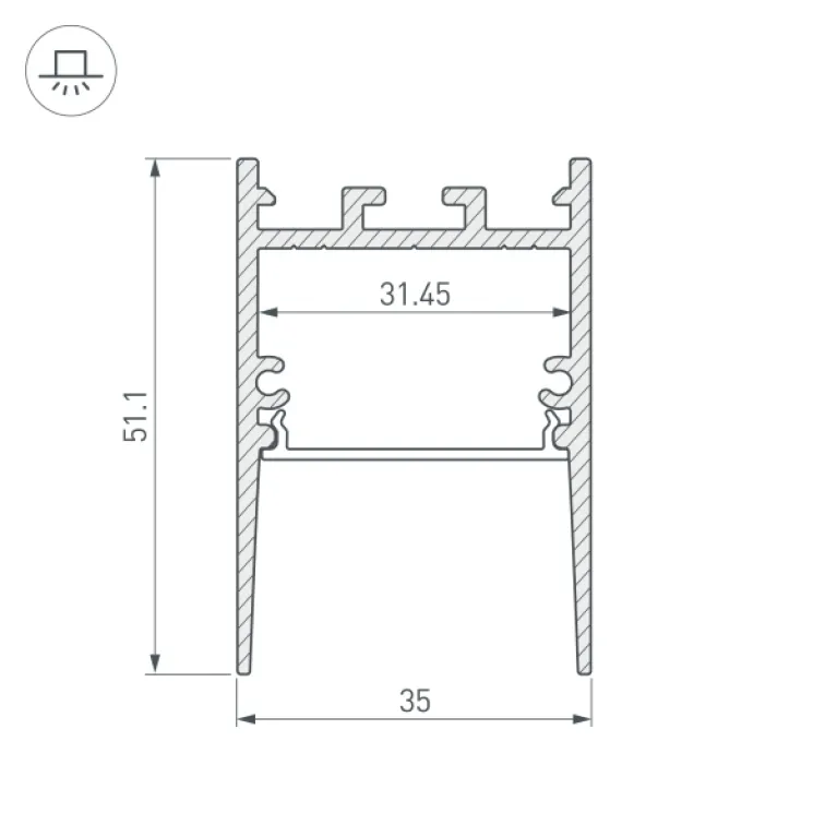 Профиль Arlight SL-COMFORT 031730