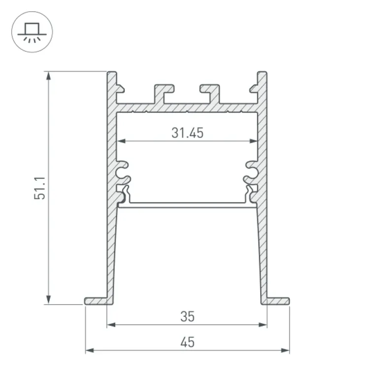 Профиль Arlight SL-COMFORT 031766
