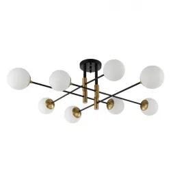 Люстра на штанге Crystal Lux FIDEL PL8 BLACK