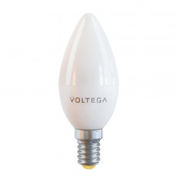Лампа светодиодная Voltega E14 7W 2800К матовая VG2-C37E14warm7W 7048