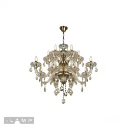 Подвесная люстра iLamp Asia 61079-8+4 BR