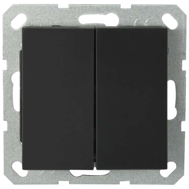 Переключатель 2-клавишный перекрестный Jasmart G3014PB