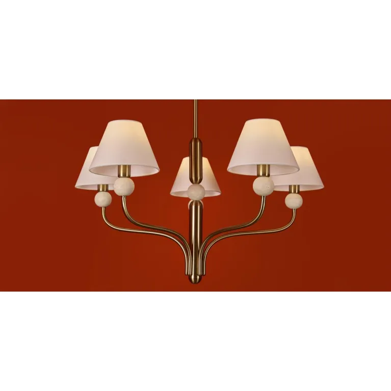 Люстра на штанге Freya Aurelia FR2058PL-05BS