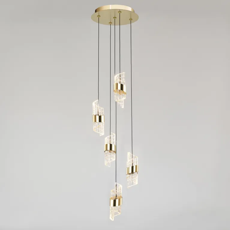 Каскадная люстра DeLight Collection MD23001022-5A gold