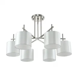 Люстра на штанге Crystal Lux SERGIO PL6 NICKEL