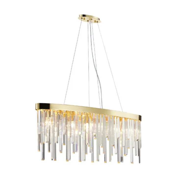 Подвесная люстра Lumien Hall Dzhillian LH0048/6PO-GD-CL