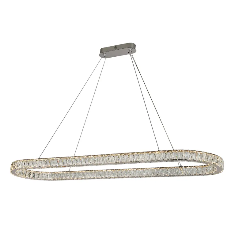 Подвесная люстра Newport 8580/140 C oval chrome М0071382