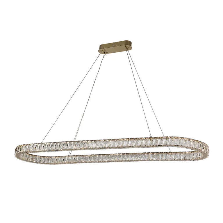 Подвесная люстра Newport 8580/140 C oval gold М0071383