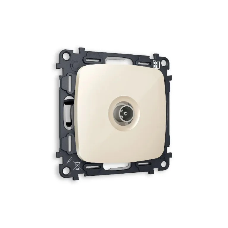 Комплект механизма TV розетки проходной 5-1000 MHz 4dB Ambrella Volt Omega MO313030