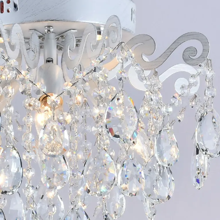 Потолочная люстра Reluce 04033-0.3-04 WH+SILVER PN
