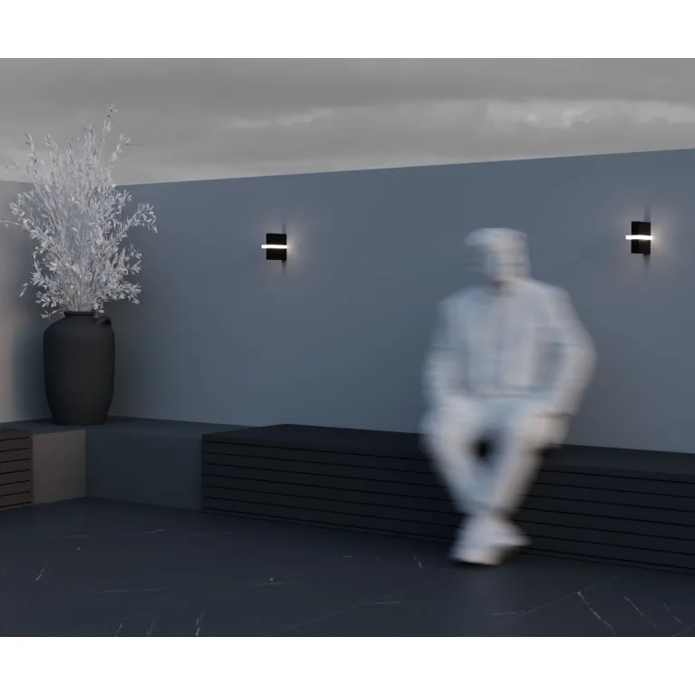 Уличный настенный светильник Maytoni Line O484WL-L6GF3K