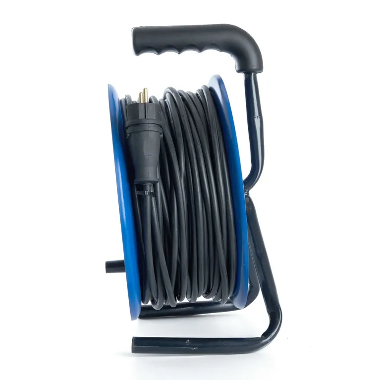 Удлинитель на металлической катушке 4-местный Stekker PRF02-41-20 20м 39784