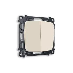 Комплект механизма 2-кл проходного выключателя Ambrella Volt Omega MO323020
